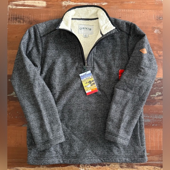 ORVIS 1/4 Zip Pullover !  Fully Lined! NWTS!  M - Picture 1 of 7